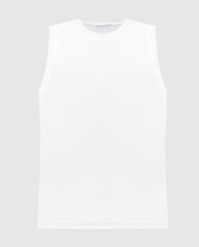 Helmut Lang White top with logo P02HW502