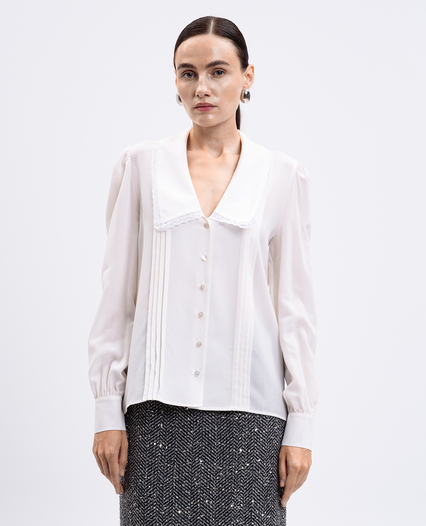 

Beige silk blouse Alessandra Rich