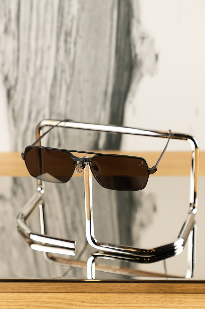 Black Rollagas sunglasses with logo Dunhill 5