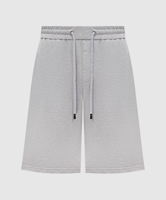 パンツ PESERICO Women Shorts  Burmudas P0412401919 075 GREY Lined organza Bermuda shorts | Peserico US