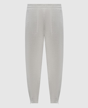 Brunello Cucinelli Gray linen joggers MCH707409G