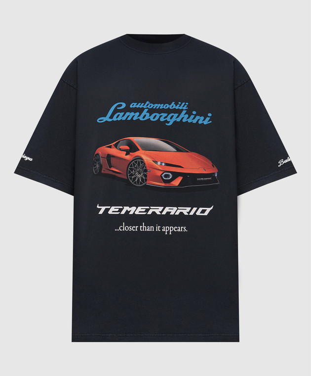 Balenciaga - Automobili Lamborghini black t-shirt 831305TSVP9