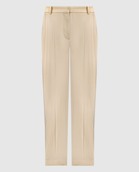 JOSEPH Coleman beige wool chinos JP001581