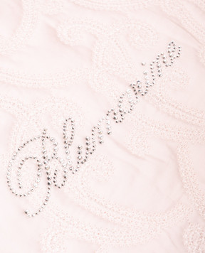 Blumarine Pink Note bedspread with Swarovski crystals H0000210027