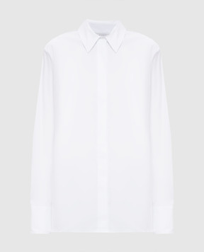 Peserico White shirt with a monil chain S0670108924