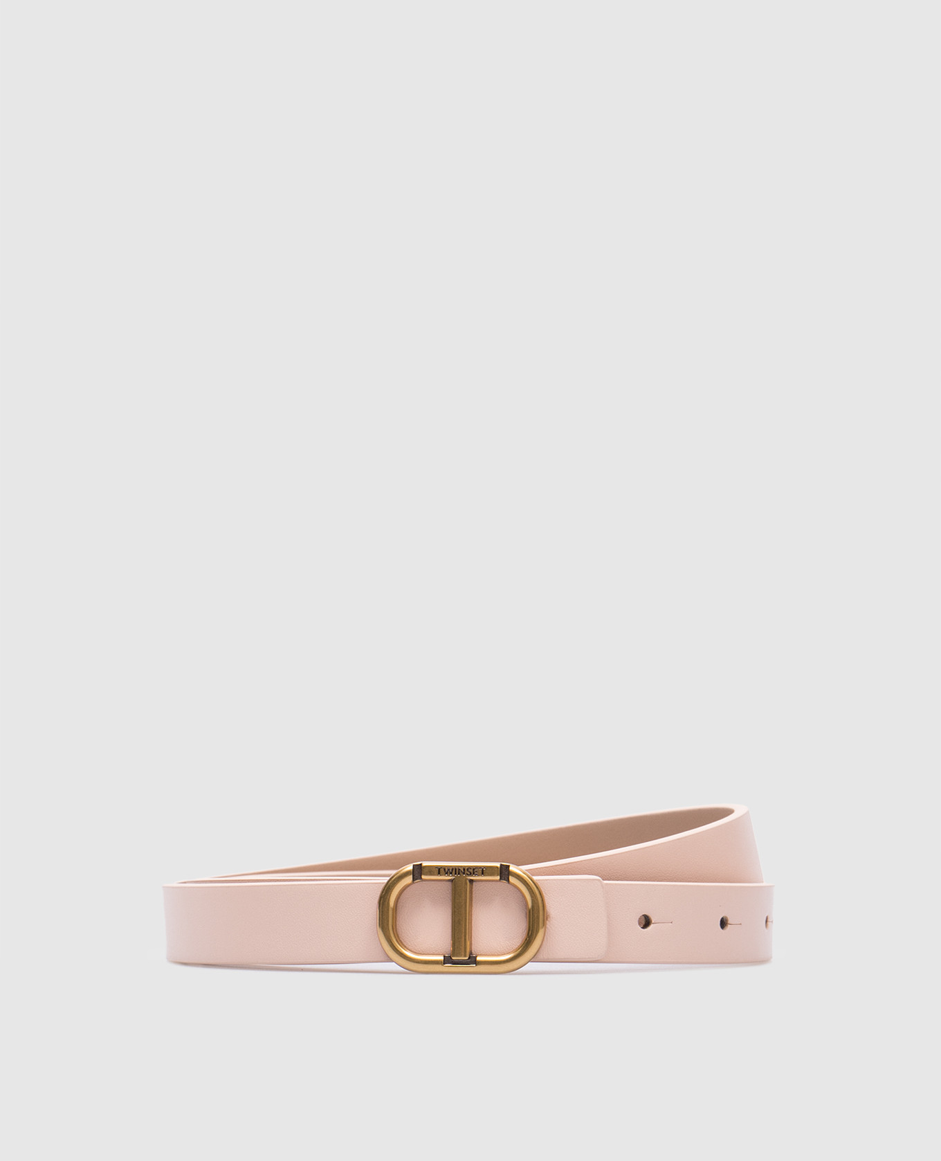 

Reversible belt with Oval T logo Twinset, White