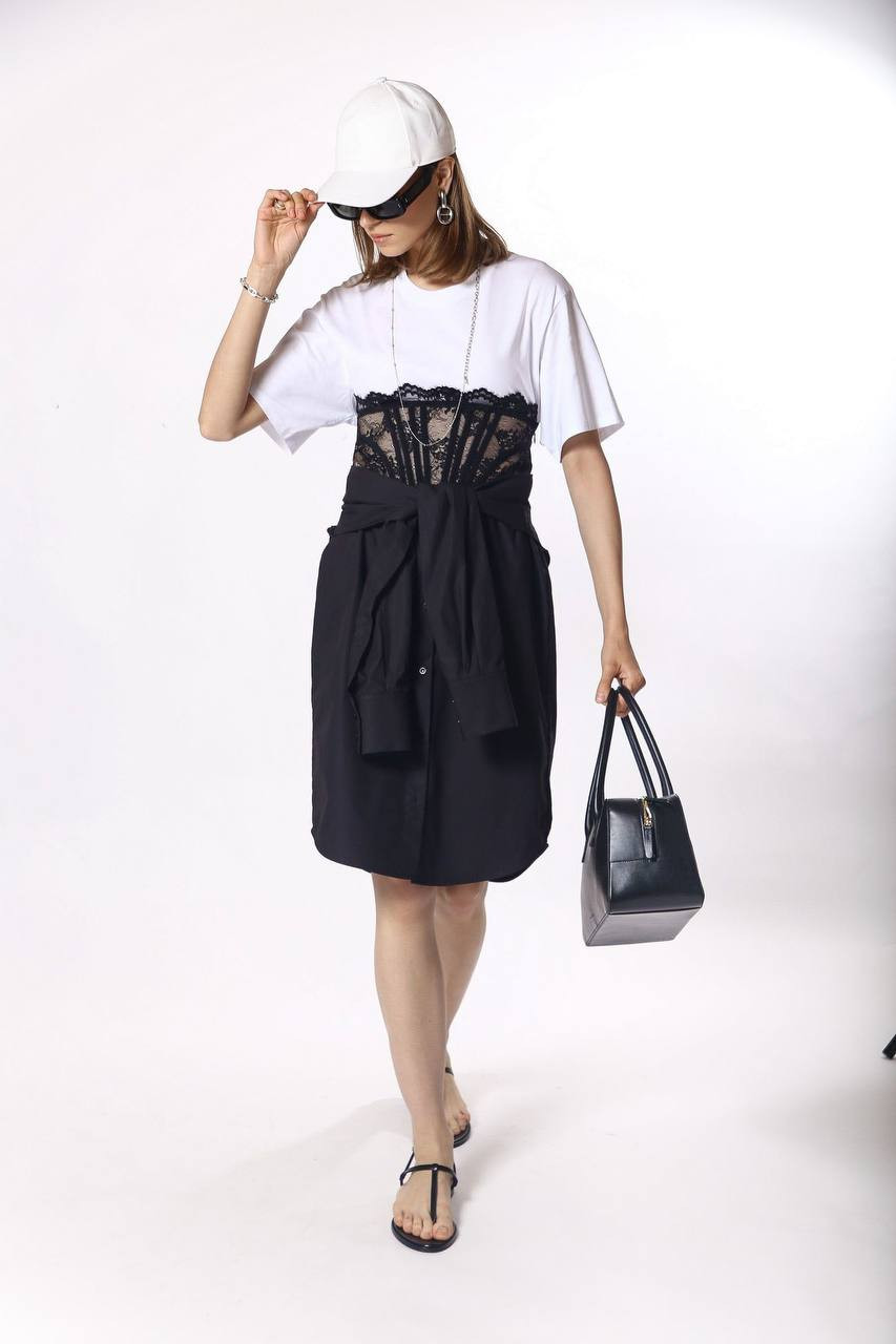 

Black skirt with lace Giuseppe Di Morabito Milano
