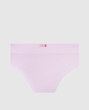 RiminiVeste Emy Bimba children's purple panties with crystal appliqué B659