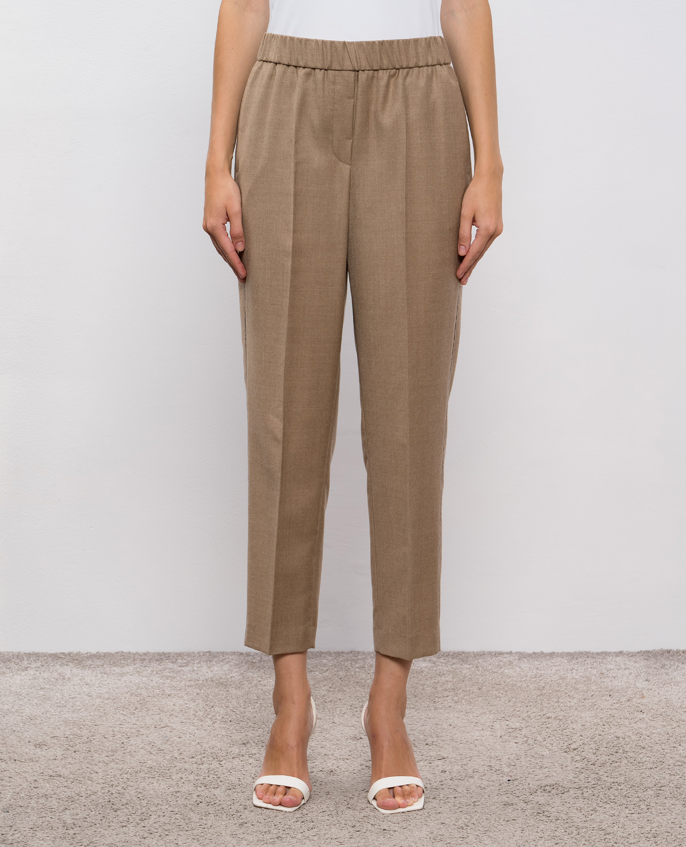 

Brown wool pants Peserico