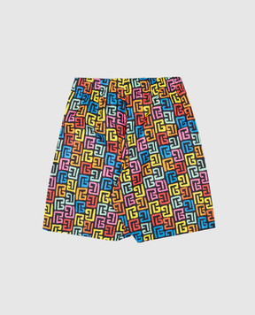Balmain Children's printed swim shorts BWCP3DZ2967410