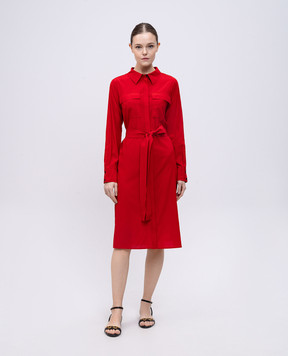 PROENZA SCHOULER McKenna red silk shirt dress R2523034BY297