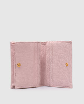 Valentino Pink leather wallet with VLogo emblem 7W2P0AJ3SNP