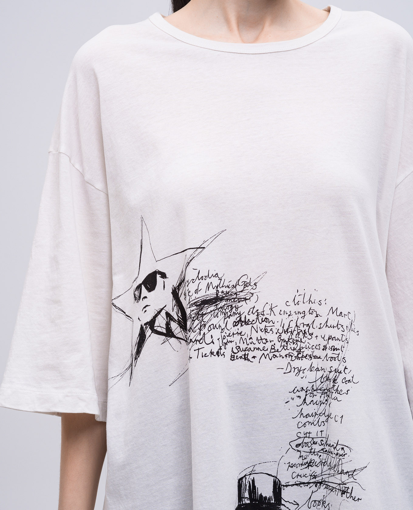 

White T-shirt Aga Ann Demeulemeester