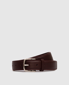 Babe Pay Pls Burgundy leather belt 0C004