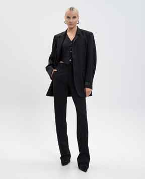 Vetements Black wool vest WH76TG200B