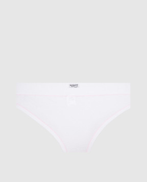 RiminiVeste Lovely children's white panties with a unicorn print B2823J