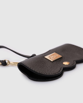 Babe Pay Pls Black leather case for glasses 06186