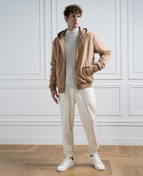 Cashmere&Whiskey Brown two-way jacket GM00313404375860