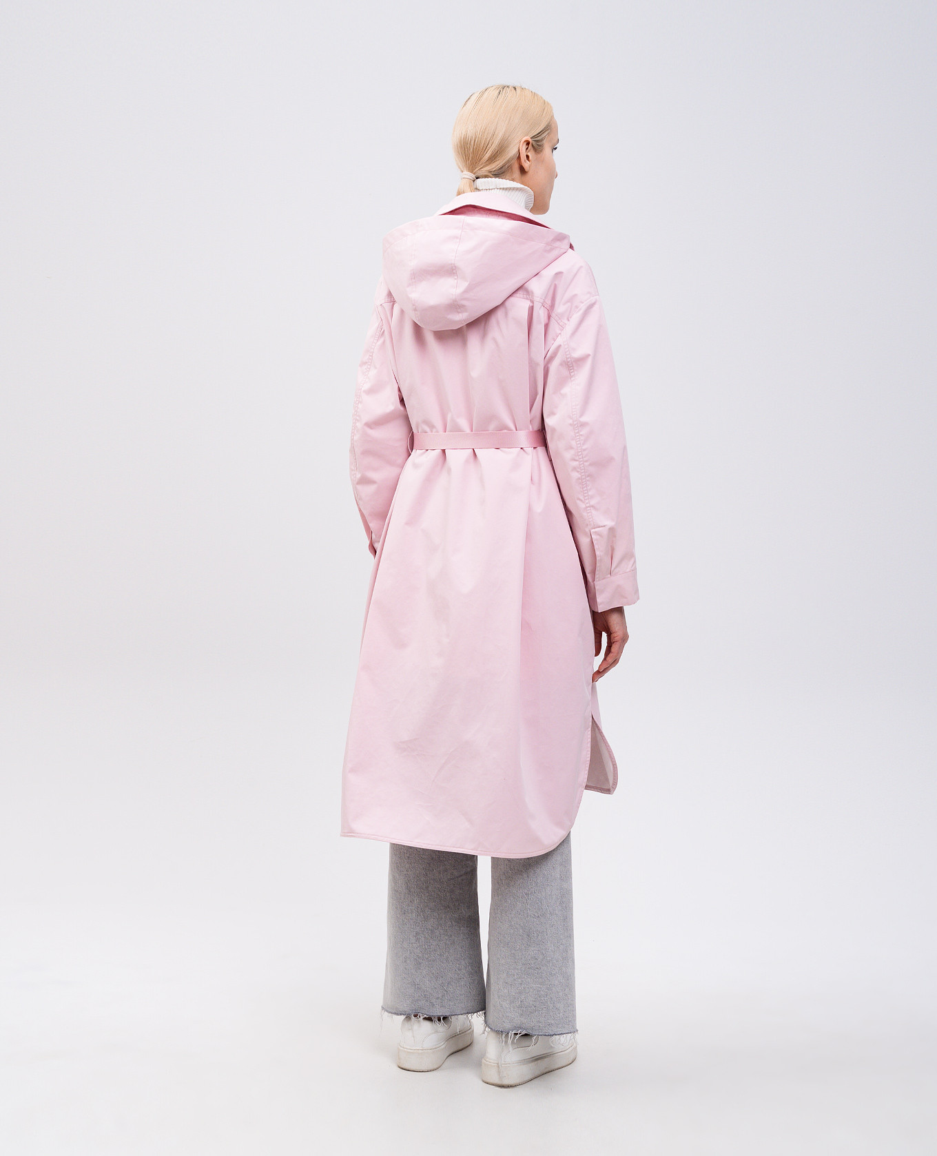 

Pink raincoat with removable lining Yves Salomon Army