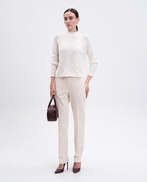 Twinset Beige pants with logo 252TP2605