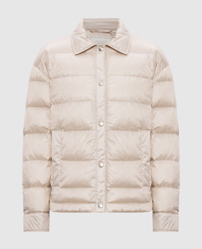 Peserico Beige down jacket A2409102200