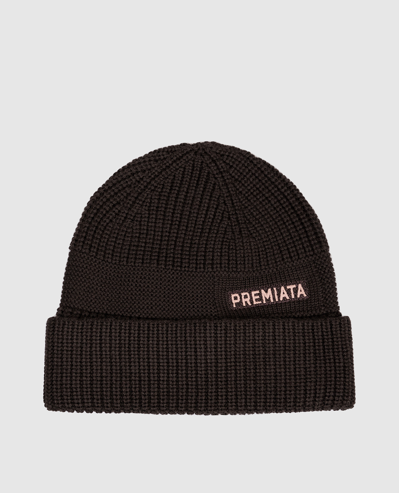 Brown merino wool hat Premiata