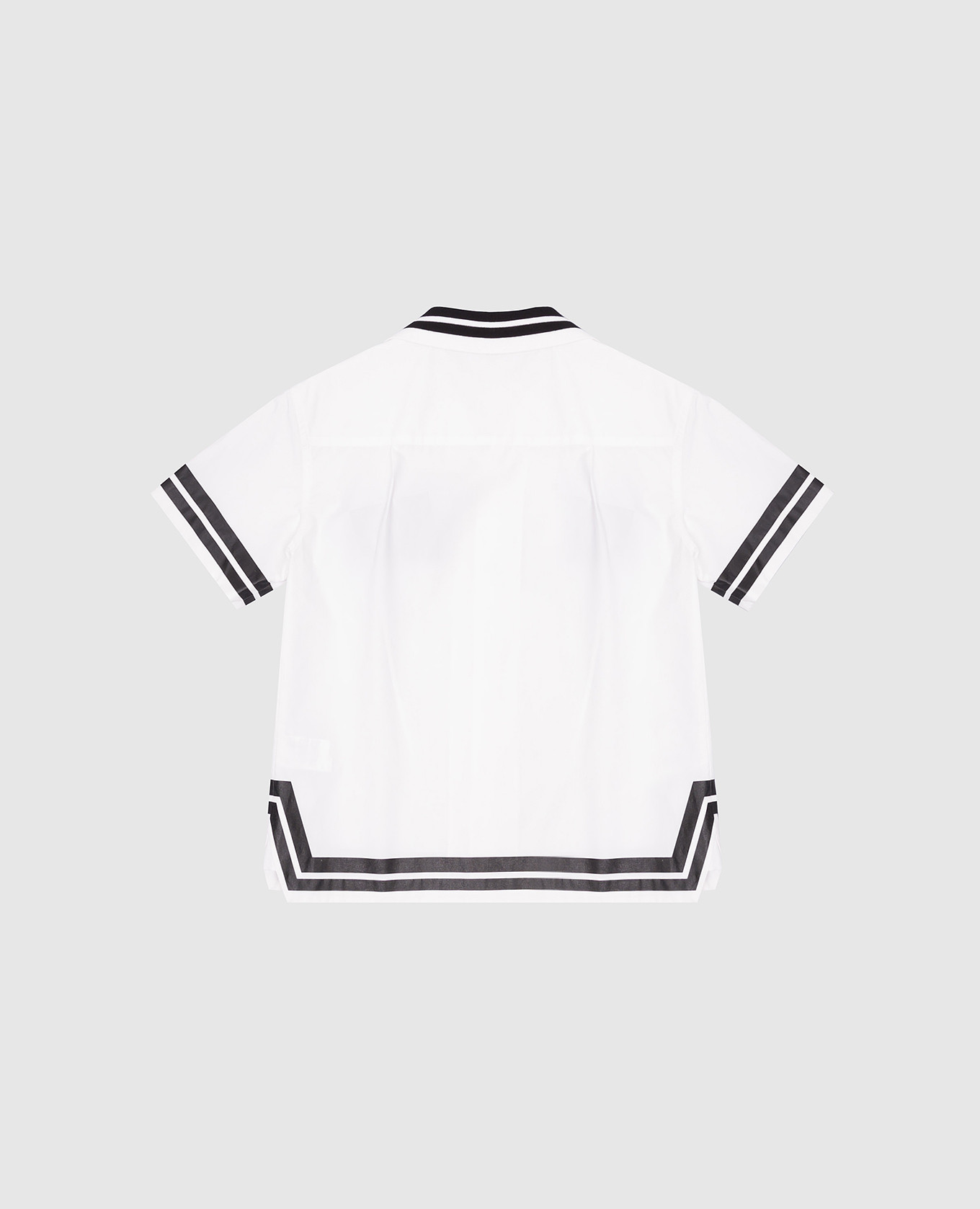 

Children's white shirt with contrasting logo Dolce&Gabbana