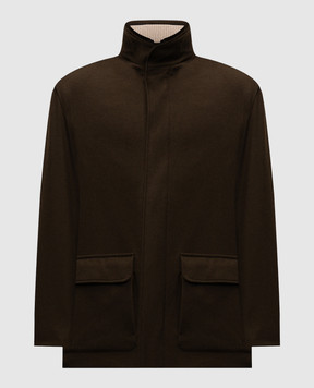 Cashmere&Whiskey Green cashmere jacket CW0021000