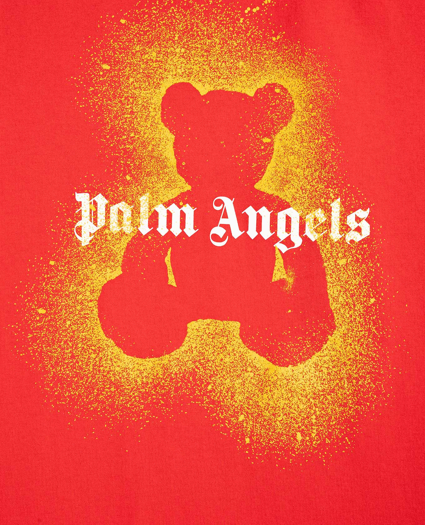 

Children's red T-shirt with print Palm Angels