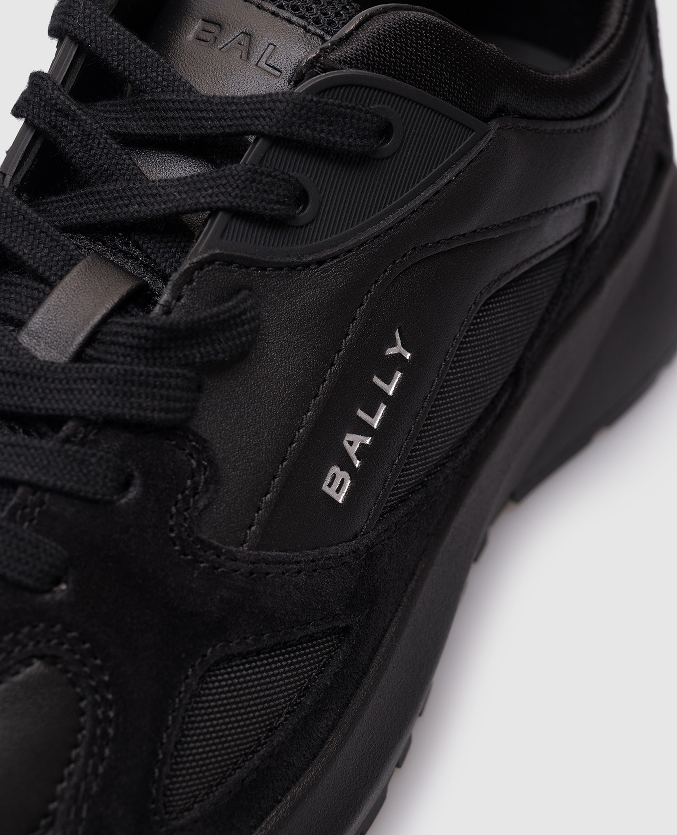 

Black Damyen-T logo combination sneakers Bally