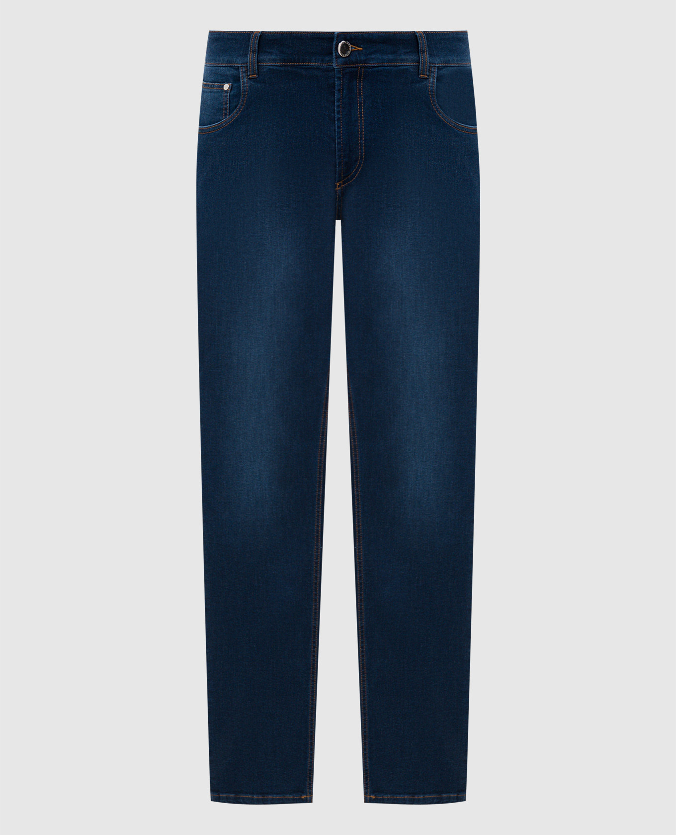 

Blue jeans with logo patch Cashmere&Whiskey