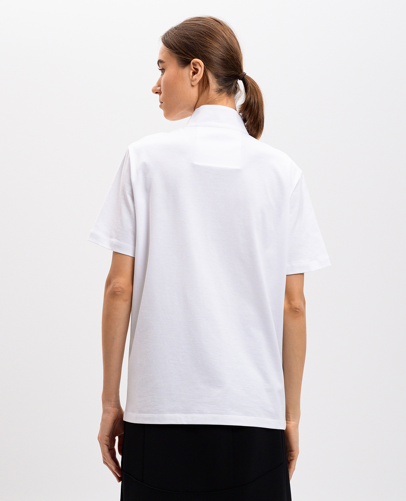 

White t-shirt with logo emblem Givenchy