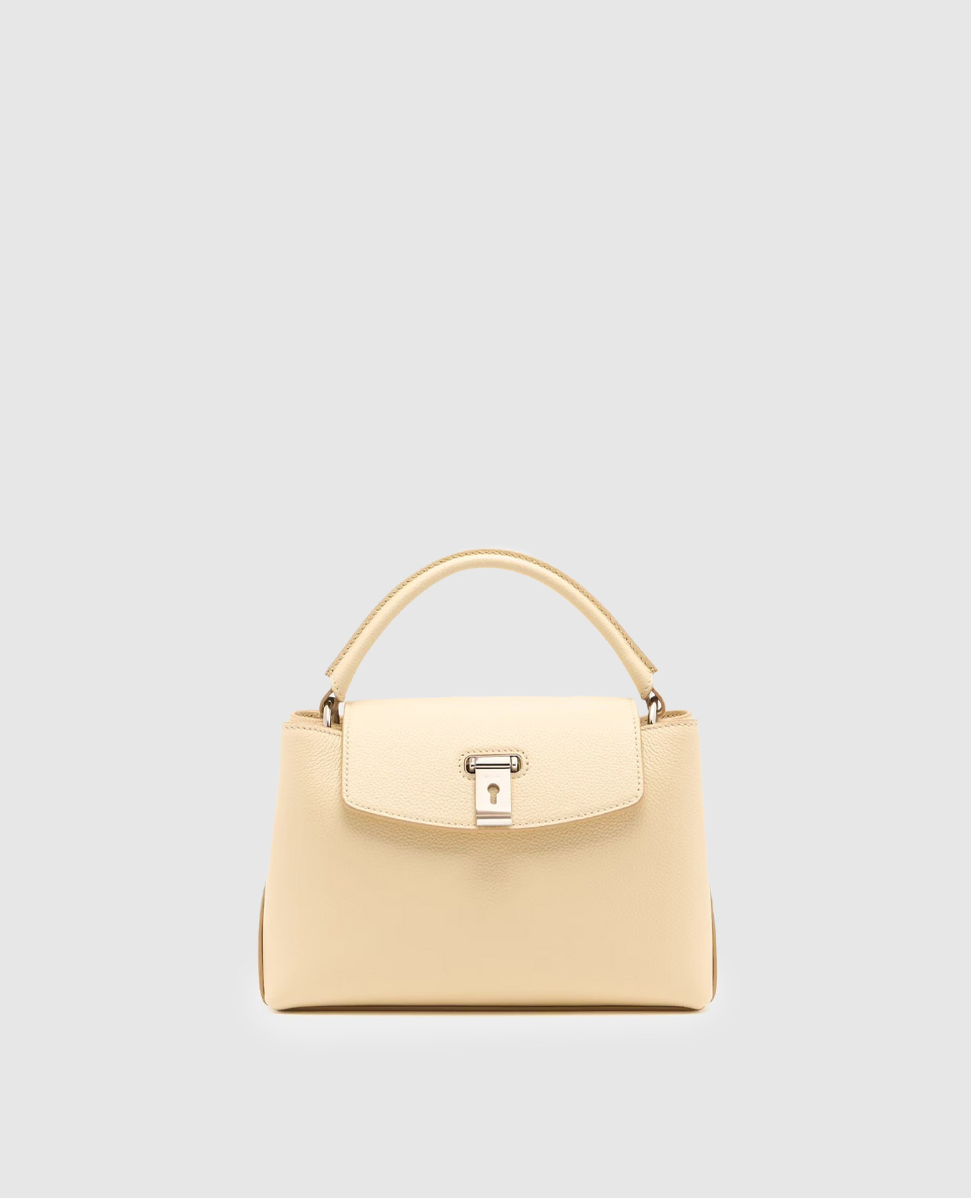 

Beige leather bag Lock Me Bally
