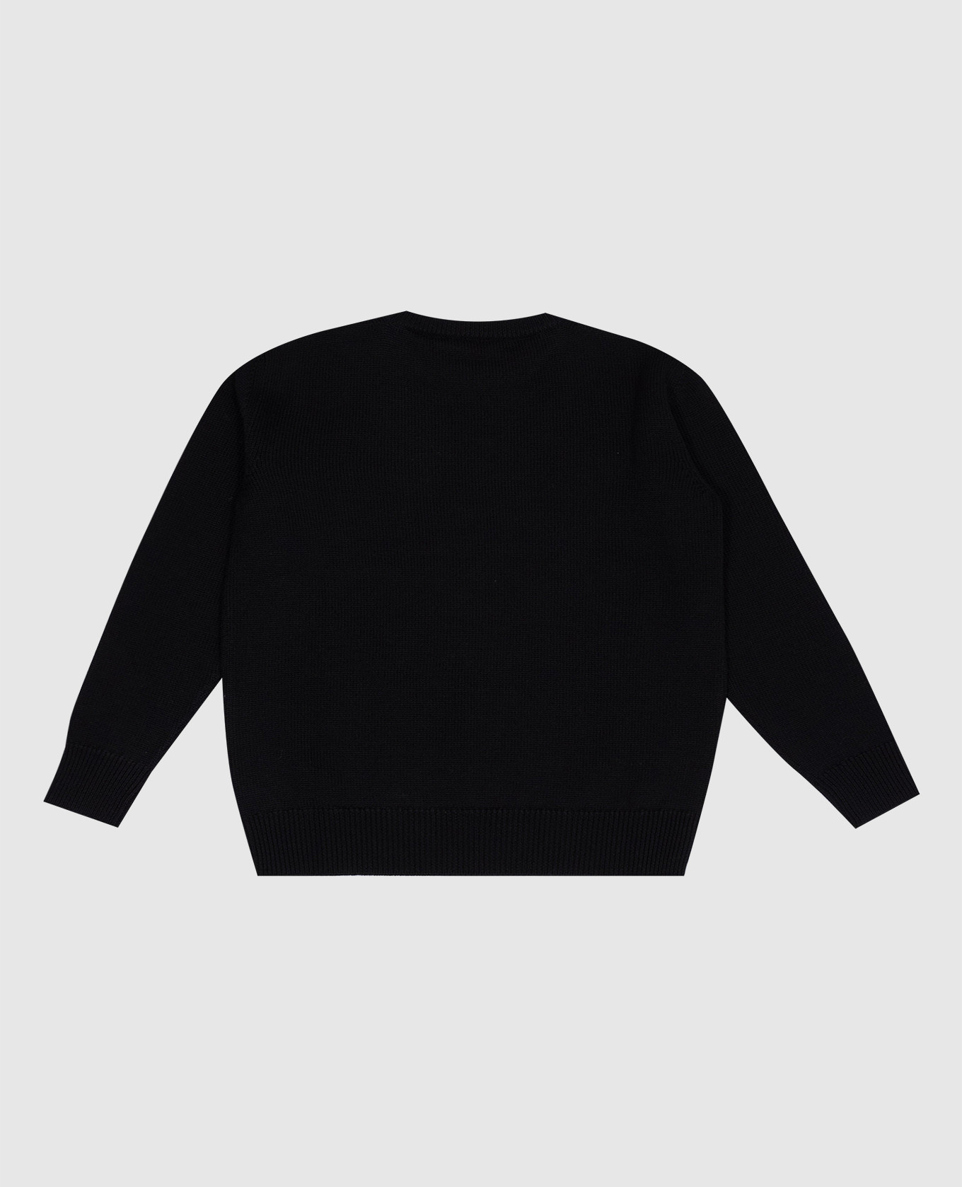

Children's black wool sweater with logo embroidery Dolce&Gabbana