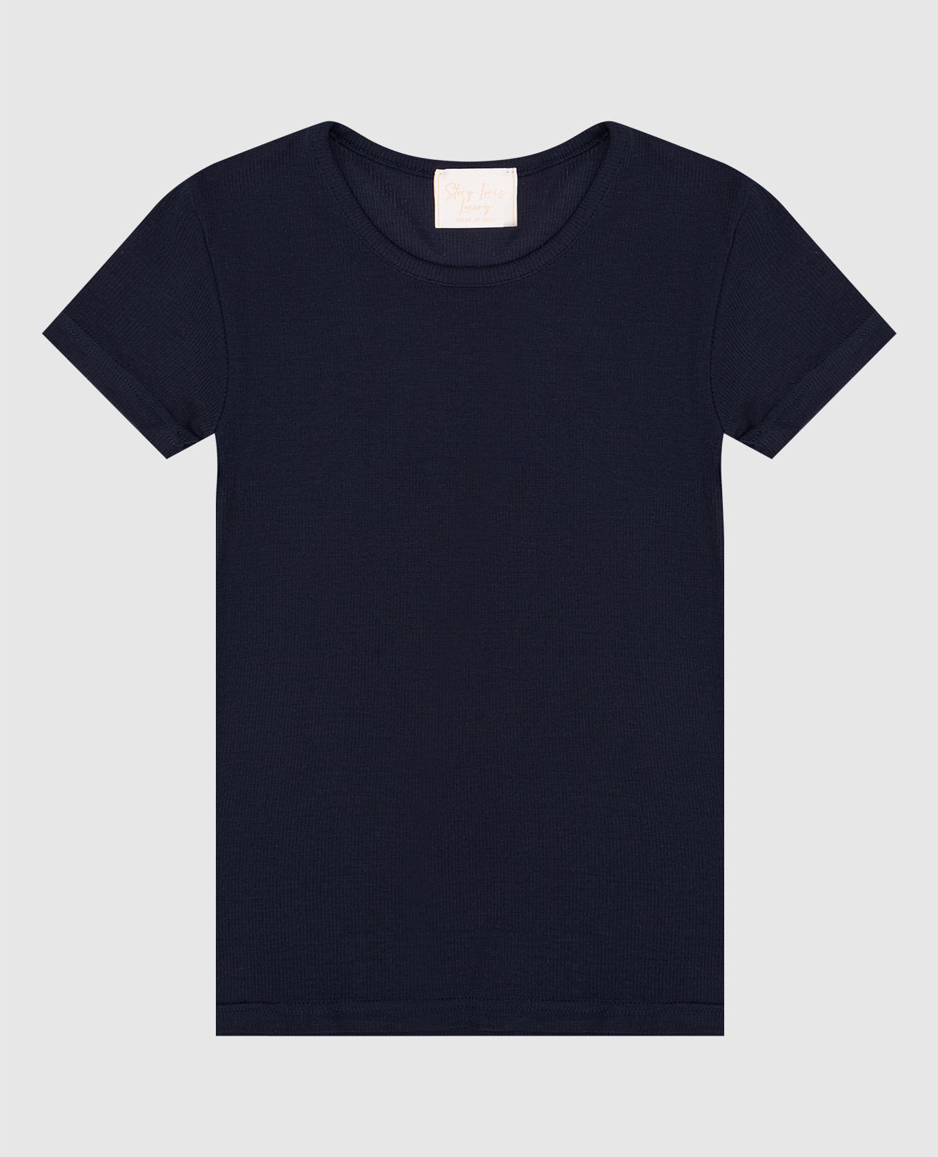 Children's blue striped t-shirt story loris