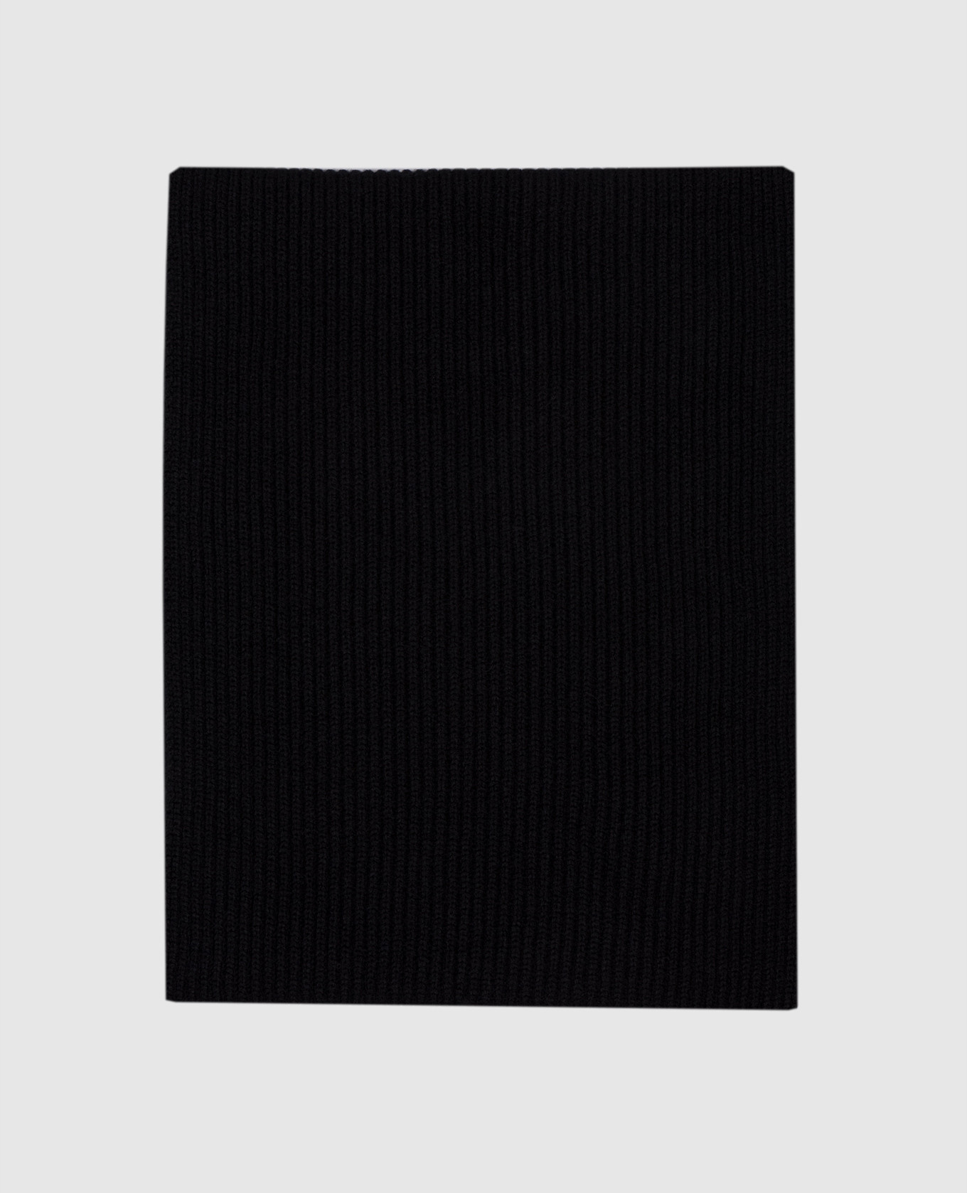 

Black woolen scarf Solotre