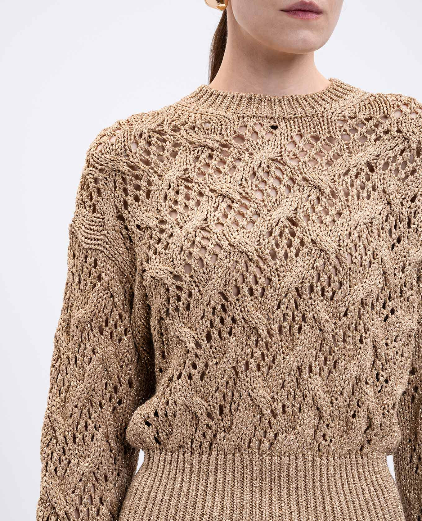 

PILADE golden sweater with lurex Max Mara