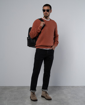 Brunello Cucinelli White t-shirt with layering effect M0B137427