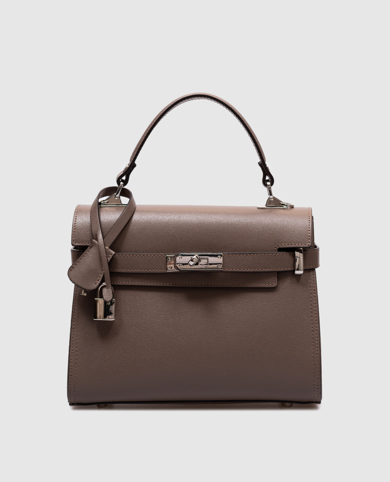 

Brown leather messenger bag Gianni Notaro
