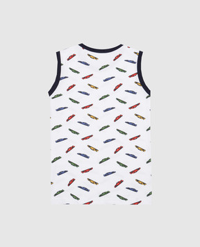 Story Loris Children's white T-shirt with a print 17466