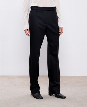 PROENZA SCHOULER Black Teddy pants made of wool R2446001AW149