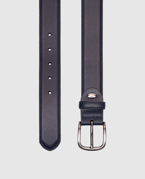 Florentino Blue leather belt 125209410155