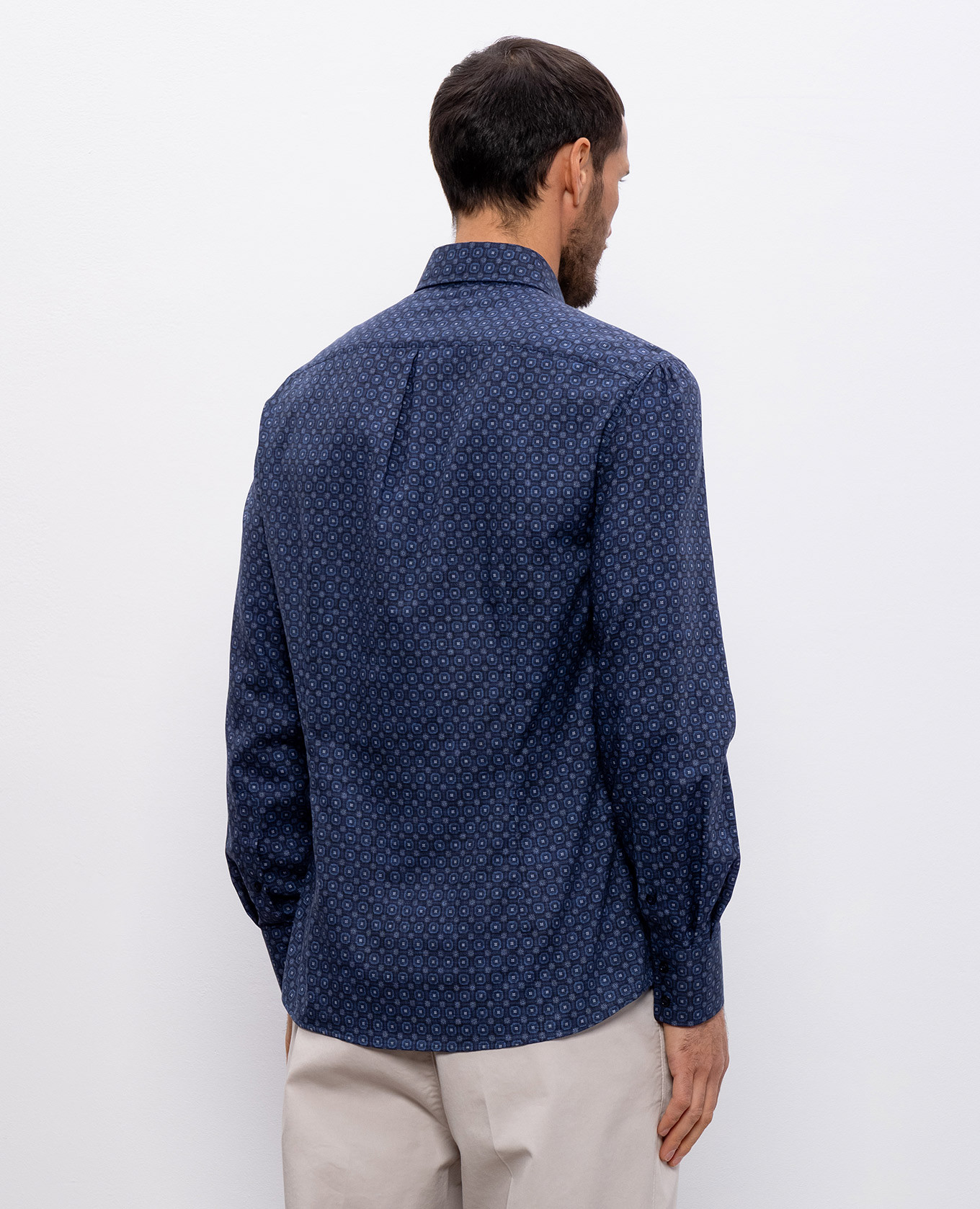 

Blue patterned shirt Brunello Cucinelli