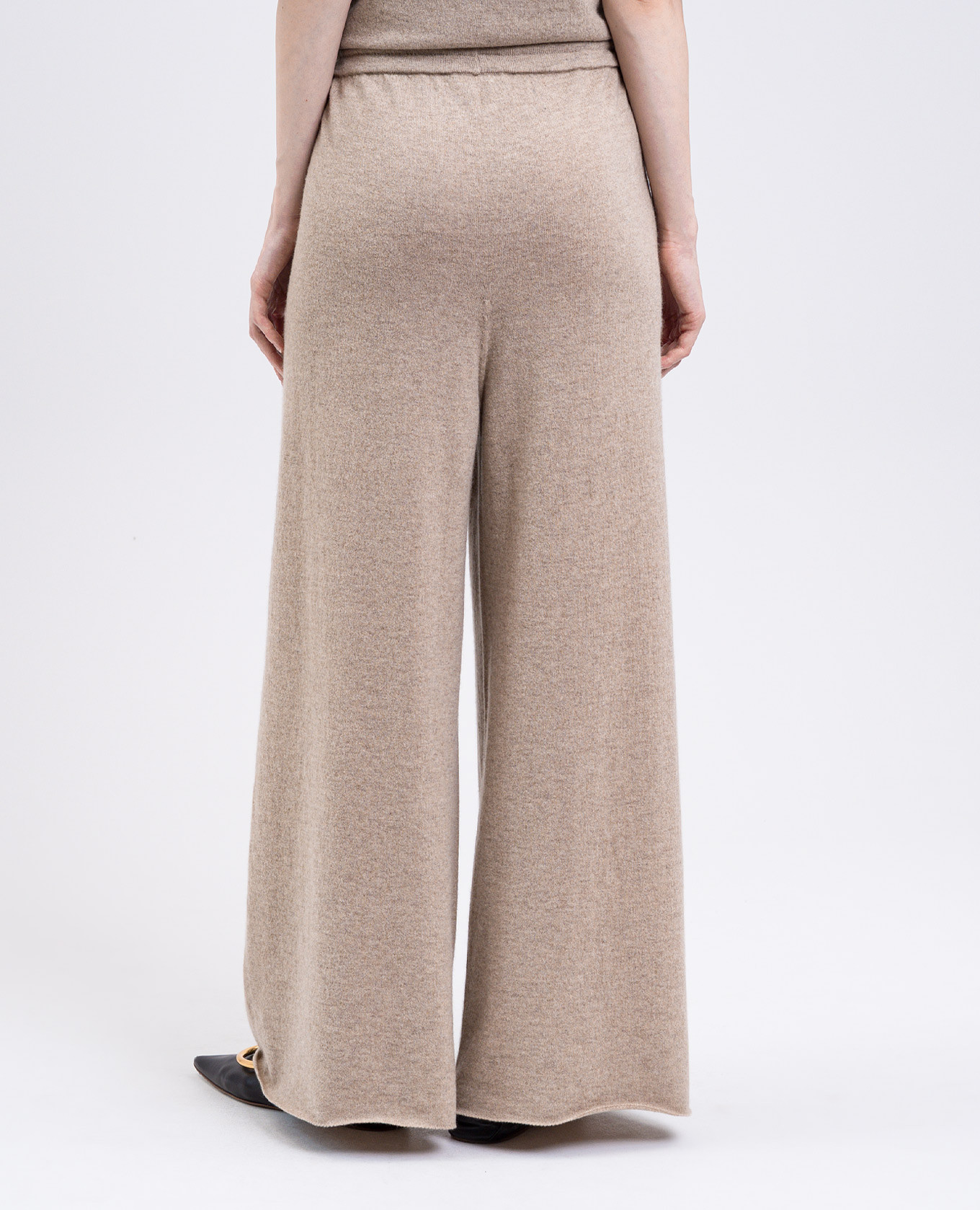 

Beige cashmere palazzos Jil Sander