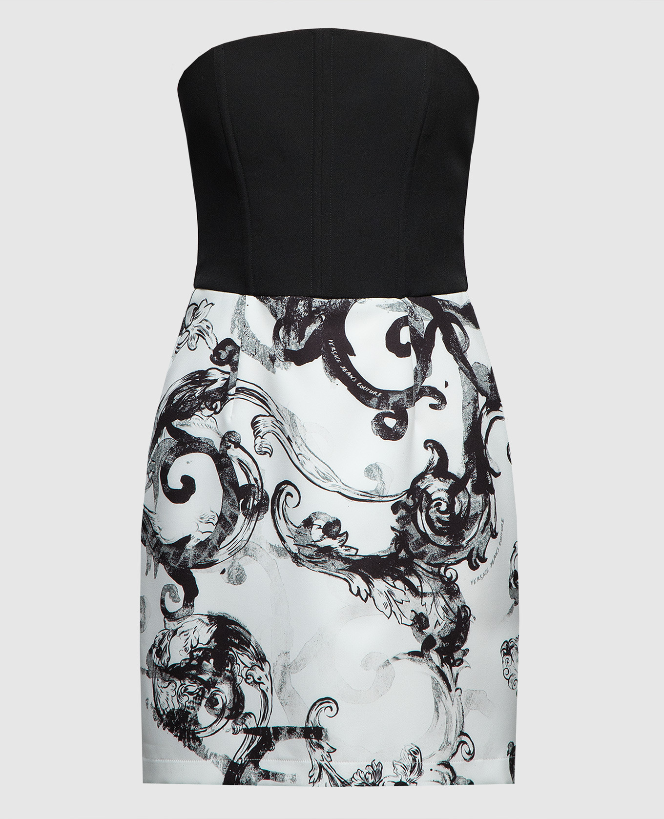 

Mini dress with watercolor print Versace Jeans Couture, White