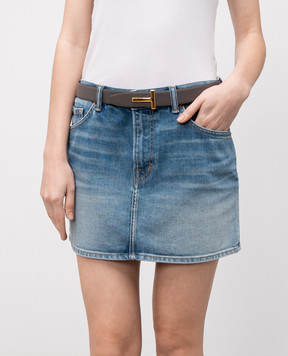 Tom Ford Reversible leather belt with logo WB207LCL156G
