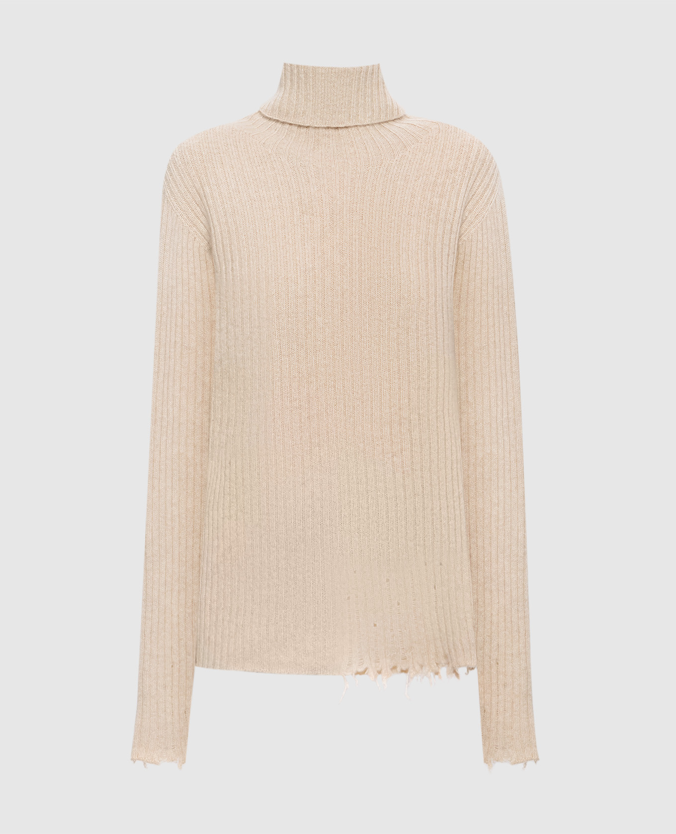 Beige cashmere sweater UMA WANG