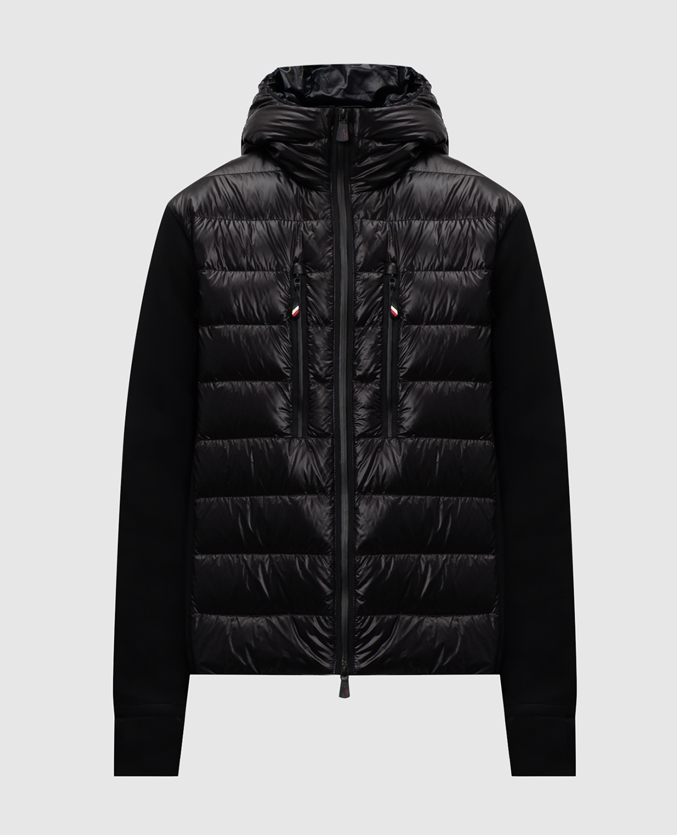 

Black down jacket with logo Moncler Grenoble