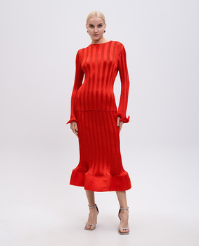 Simkhai Carys red top with a reaper effect 1252069G
