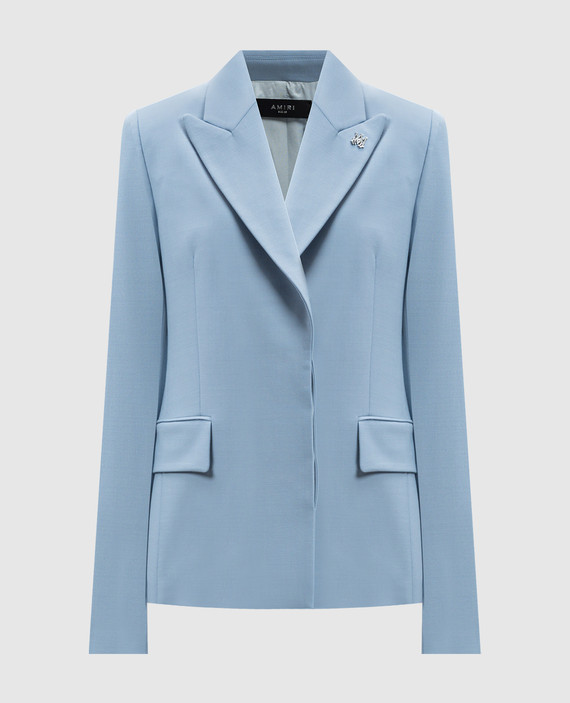 Blue jacket with wool